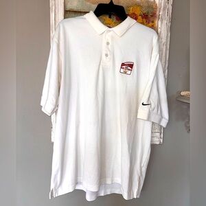 NIKE Golf XL NBC Beijing Olympics 2008 Logo Embroidered Sports Shirt Polo